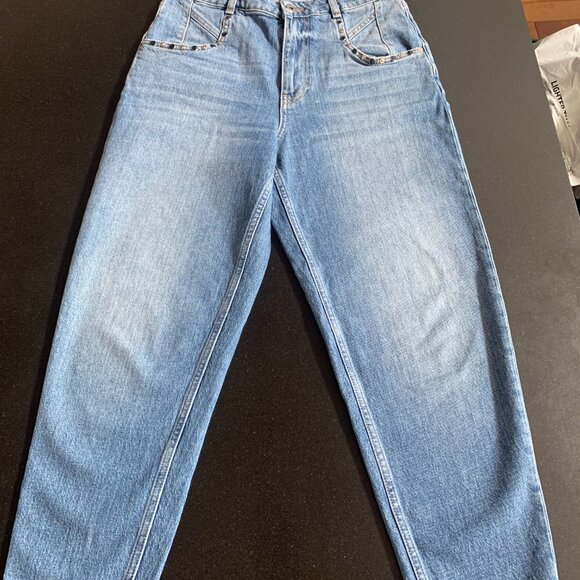 Liu Jo medium blue studded size 28 ladies denim jeans - Picture 4 of 4